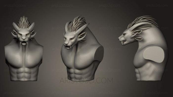 Busts of heroes and monsters (BUSTH_0392) 3D model for CNC machine